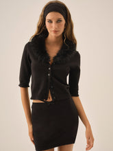 Maura Knit Cardigan — Black