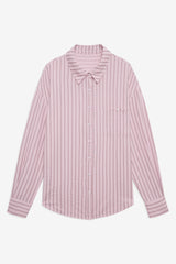 Mindy Button-Down Shirt — Pink
