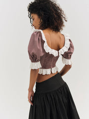 Noam Top — Burgundy