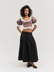 Noam Top — Burgundy