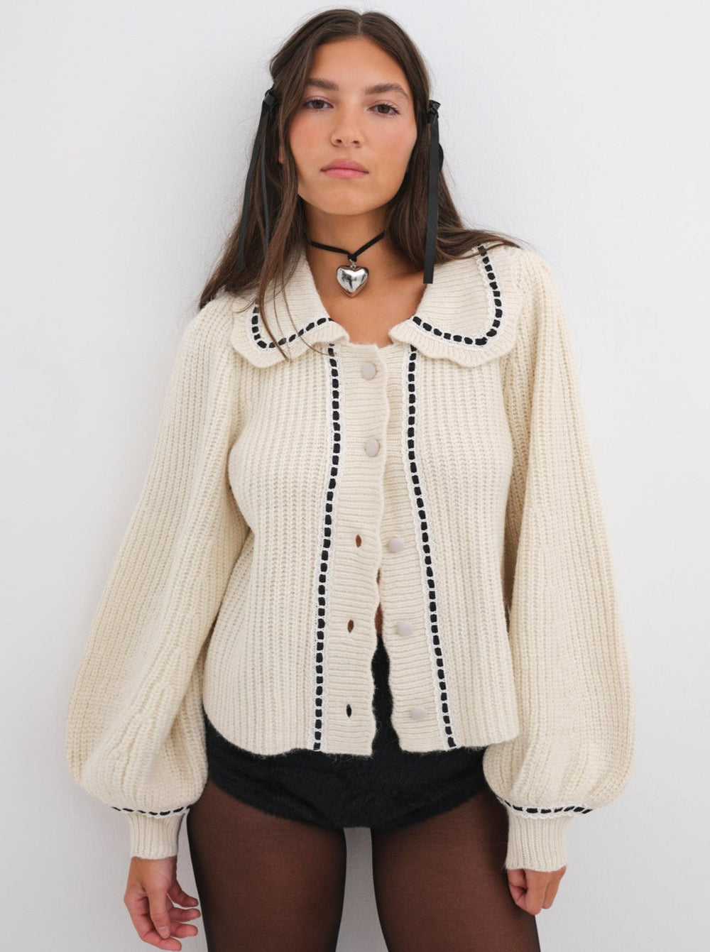 Jade Cardigan — Cream