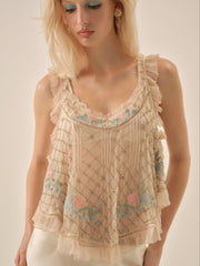 Spellbound Rose Top — Pale Pink