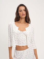 Elliana Cardigan — White