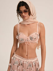 Blushing Rose Bra Top — Blush