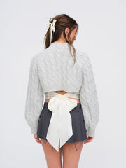 Lise Chunky Sweater — Grey