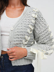 Laurel Oversized Cardigan — Grey