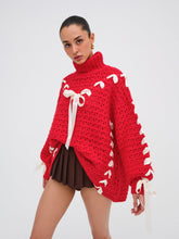 Liberty Oversized Sweater — Red