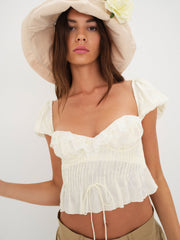 Opal Blouse — Cream