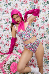 Heart Bloom Bustier — Pink