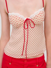 Love Dot Camisole Top — Cream