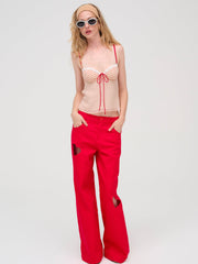 Love Dot Camisole Top — Cream