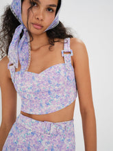 Lou Crop Top — Purple