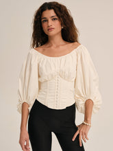 Marion Blouse — Cream