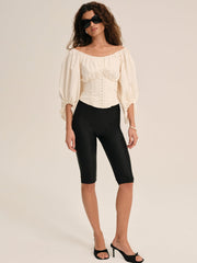 Marion Blouse — Cream