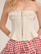Tea Time Corset Top — Cream