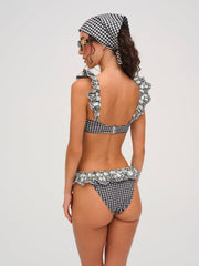 Daisy Lane Bikini Top — Black