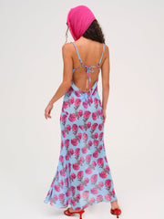 Marina Maxi Dress — Blue