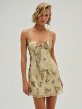 Opal Mini Dress — Gold