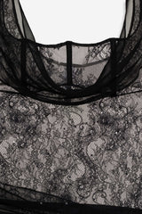 Sonja Slip Dress — Black