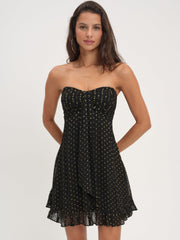 Teagan Mini Dress — Black