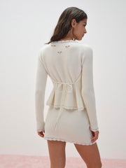 Pheobe Knit Top — Cream