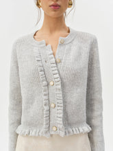 Mia Soft Knit Cardigan — Grey