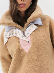 Caitlyn Pullover Sweater — CAMEL