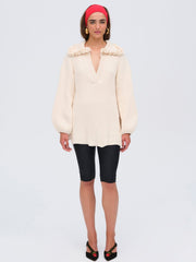 Rey Knit Tunic — Cream