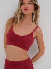 Fiona Crop Top — Red