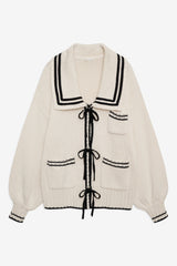 Marina Knit Cardigan — Tan