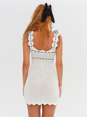 Becka Mini Dress — Cream