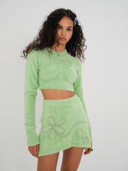 Sullivan Mini Skirt — Green