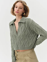 Madison Chenille Polo — Green