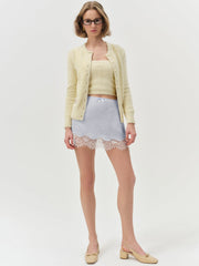 Madalie Slip Skirt — Blue