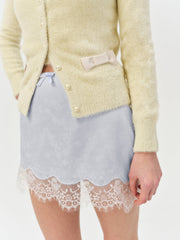 Madalie Slip Skirt — Blue