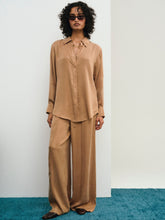 Clarabell Wide-Leg Pant — CAMEL