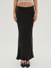 Lena Maxi Skirt — Black