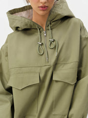 Alessia Pullover Jacket — Green