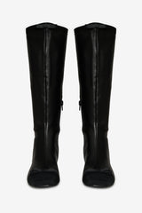 Claudine Cap Toe Boot — Black