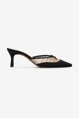 Lili Mule Heel — Black