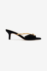 Grace Mule Heel — Black