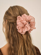 Rosette Hair Clip — Dusty Rose