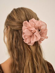 Rosette Hair Clip — Dusty Rose