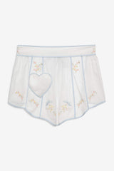 Baby Bows Apron — White