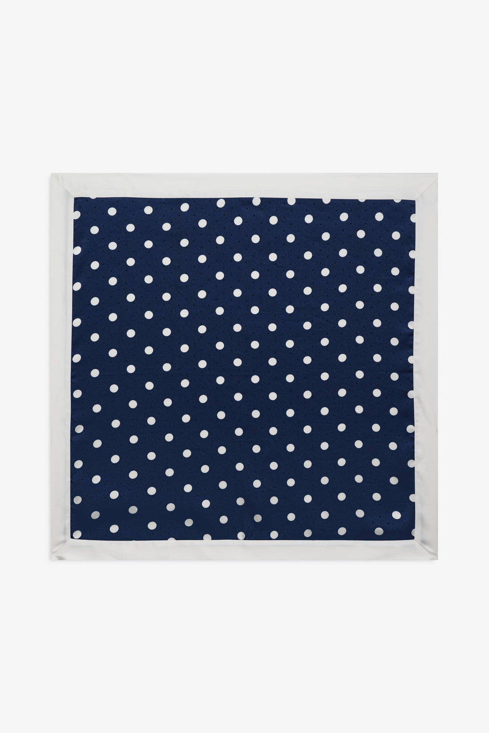 Seaside Dot Headscarf — Navy