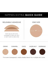 Nippies Skin Adhesive Covers — Caramel