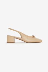 Josie Mule Heel — Nude