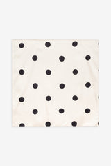 Dorothy Dot Headscarf — Cream