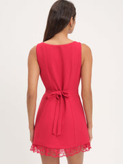 Venus Mini Dress — Red