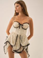 Crystal Elea Mini Dress — Silver